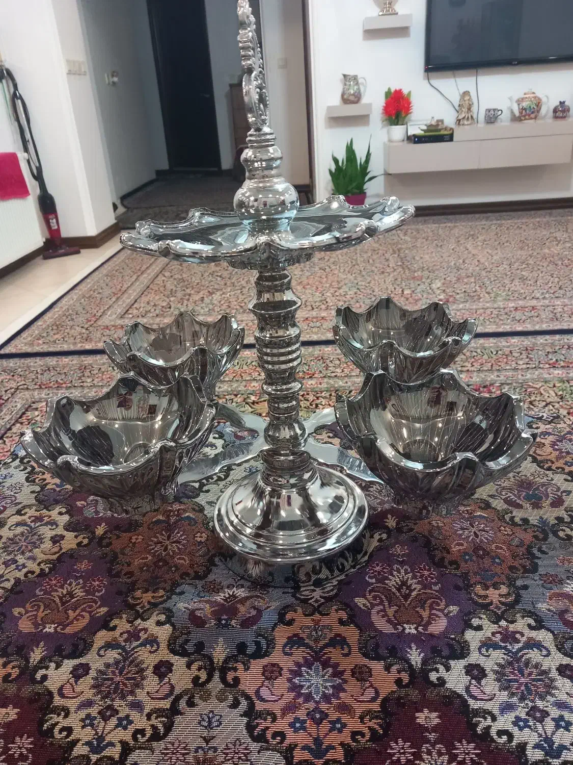 فروش آجیل خوری وشیرینی خوری طرح لوستری زیبا|ظروف سرو و پذیرایی|لاهیجان, یوسف آباد|دیوار