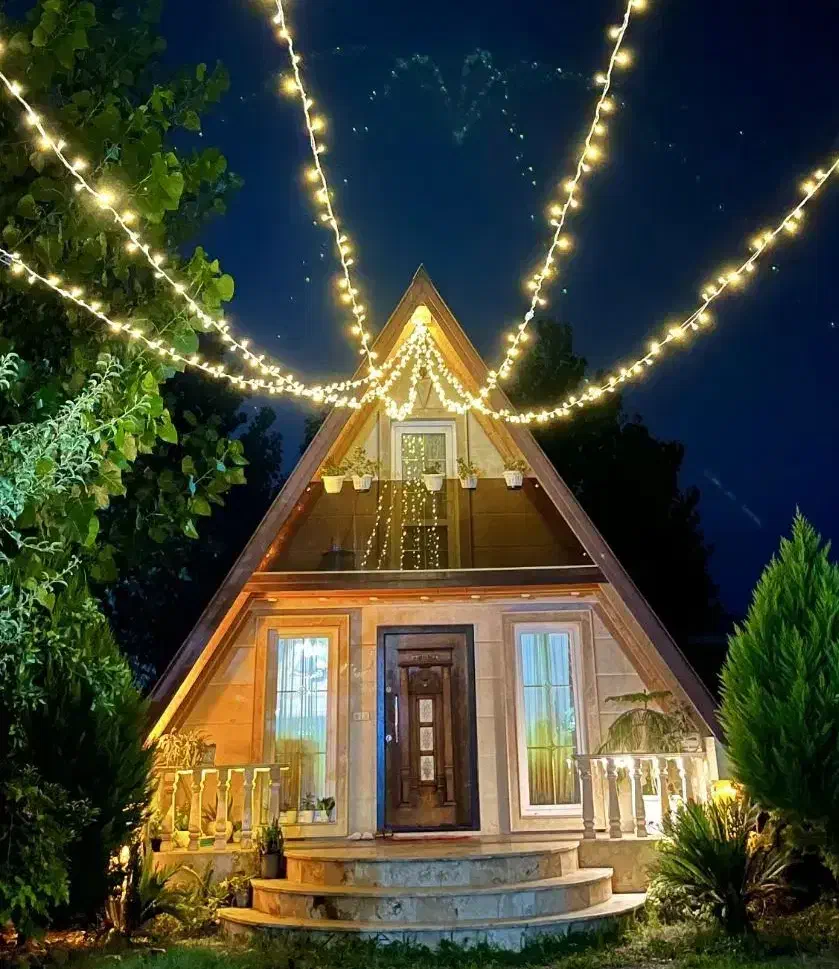 کلبه سوئیسی استخردار اب گرم نزدیک رشت دریا|اجارهٔ کوتاهمدت ویلا و باغ|رشت, گلسار|دیوار