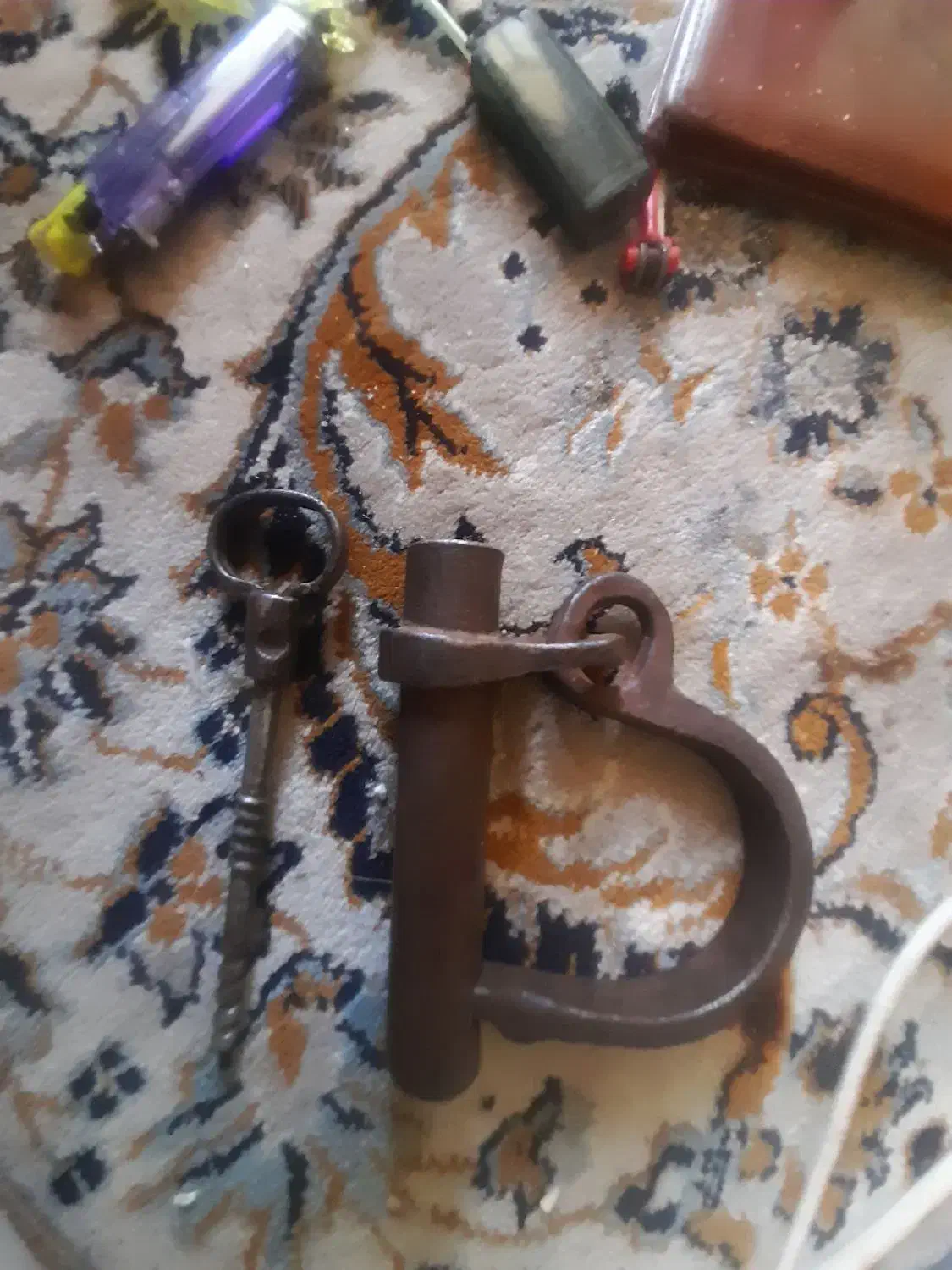 قفل قاجاری|کلکسیون اشیاء عتیقه|فولادشهر, A2|دیوار