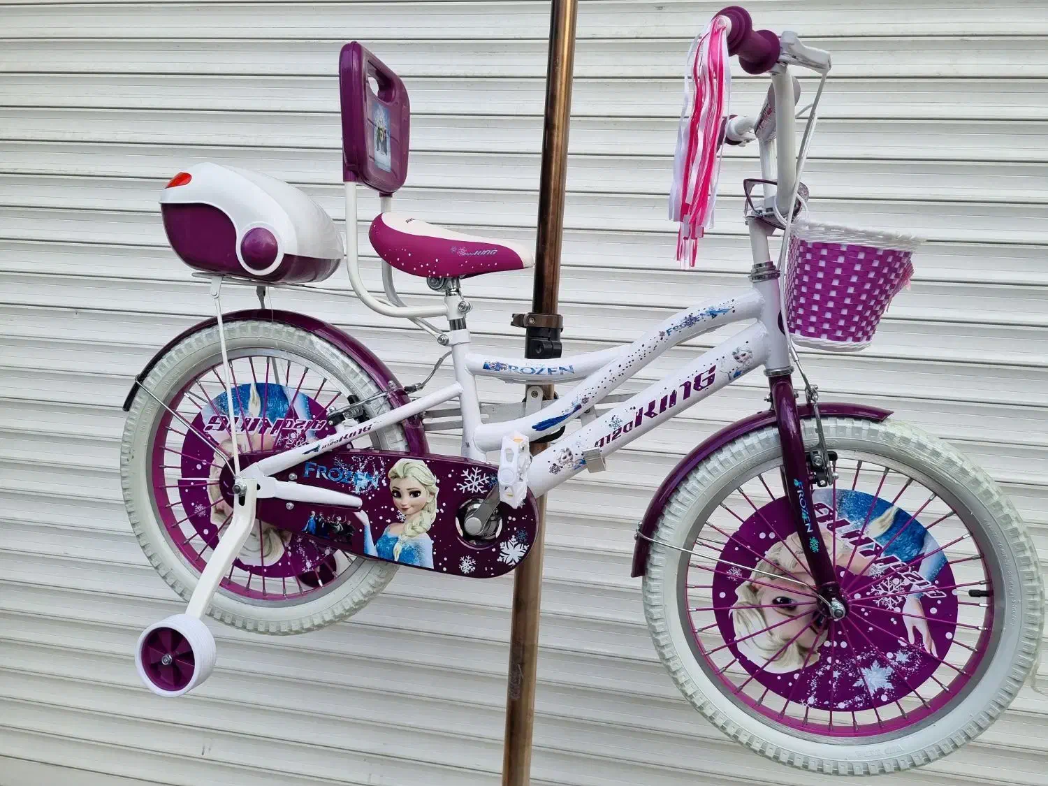 دوچرخهKING20 السا آنا دخترانه تایر سفید پره موتوری|دوچرخه، اسکیت، اسکوتر|تهران, بهارستان|دیوار