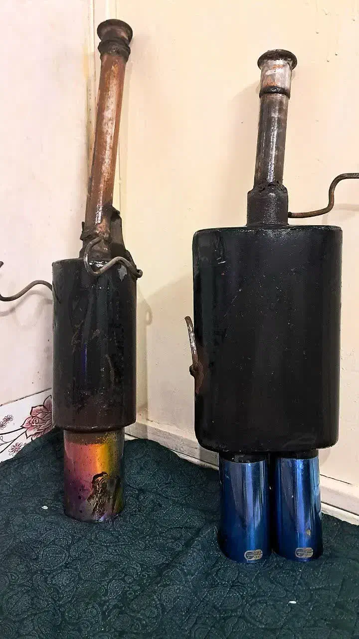 2 عدد منبع اگزوز هاوارد 7رنگ|قطعات یدکی و لوازم جانبی|اسلام‌شهر, شهرک طالقانی|دیوار