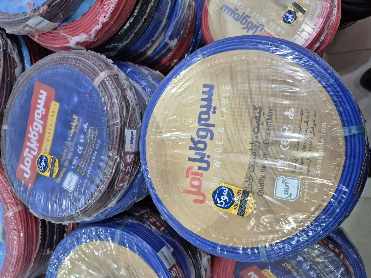 سیم و کابل ستاره دشتستان و آمل سوکا و ستاره یزد|مصالح و تجهیزات ساختمان|بوشهر, |دیوار