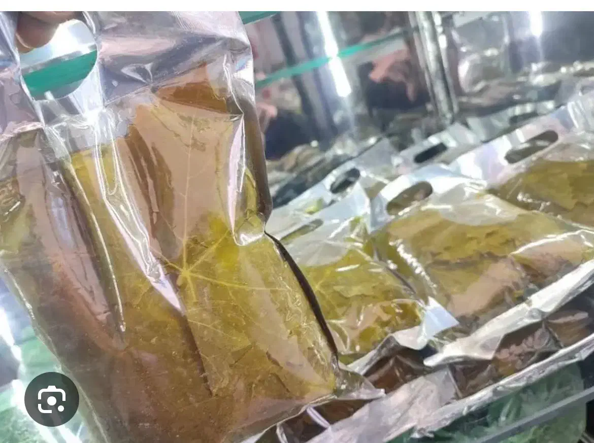 برگه انگور تازه، تمیز و وکیومشده،آماده دلمه|خوردنی و آشامیدنی|گرگان, |دیوار