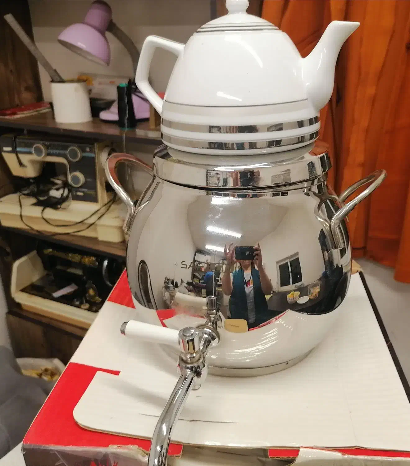 قوری و کتری|سماور، چایساز، قهوهساز|لشت نشا, |دیوار