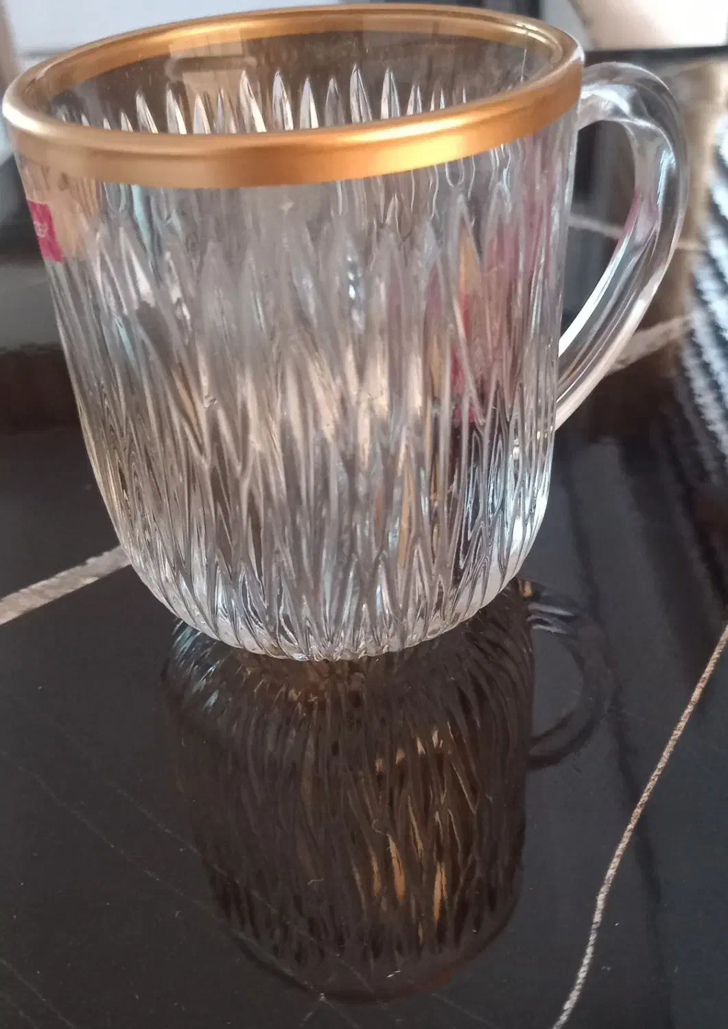 استکان لب طلایی|ظروف سرو و پذیرایی|سراب, |دیوار