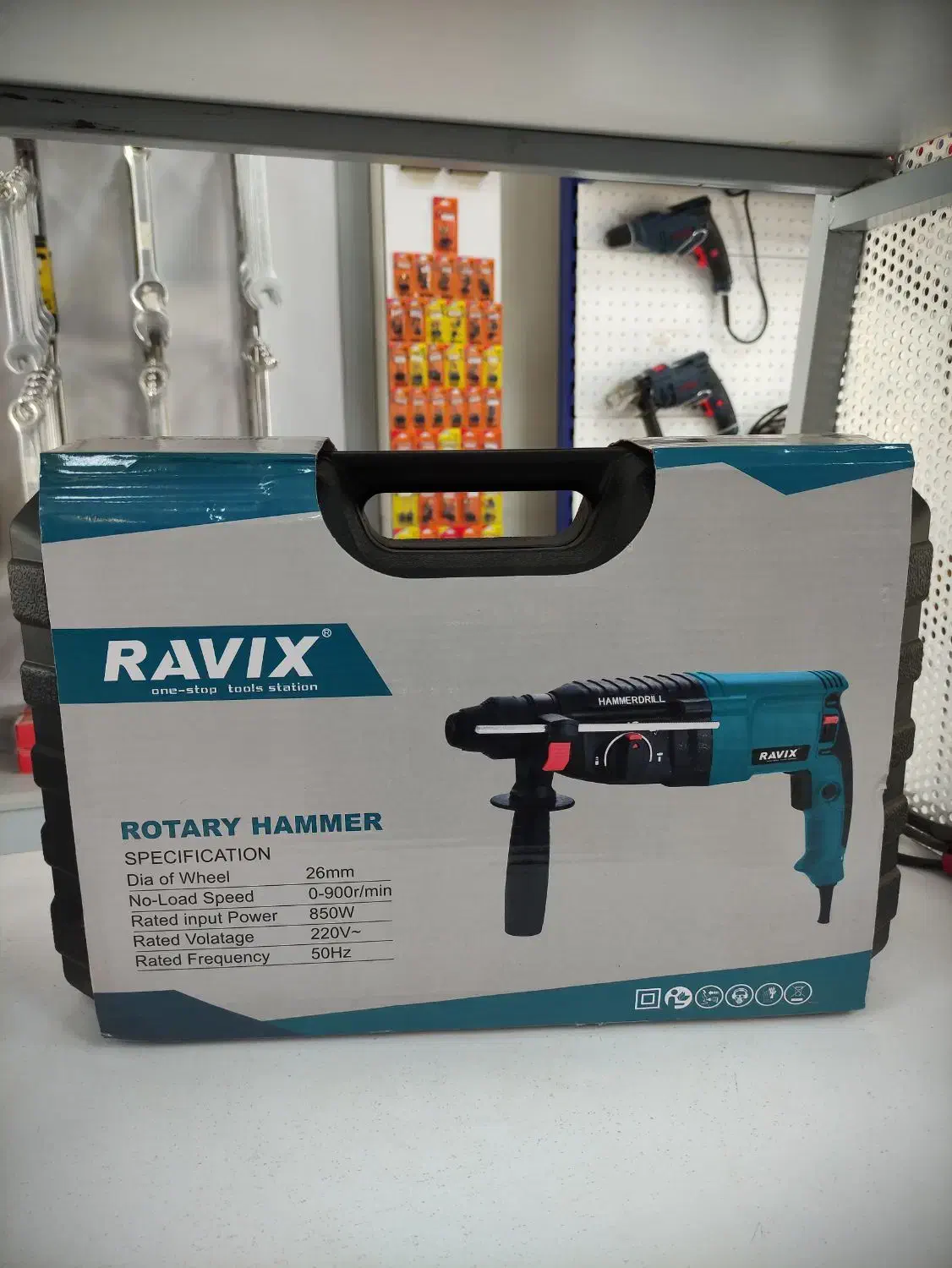 بتن کن سه کاره 850 وات 26 میلیمتری 3کیلویی راویکس|ماشین‌آلات صنعتی|محلات, |دیوار