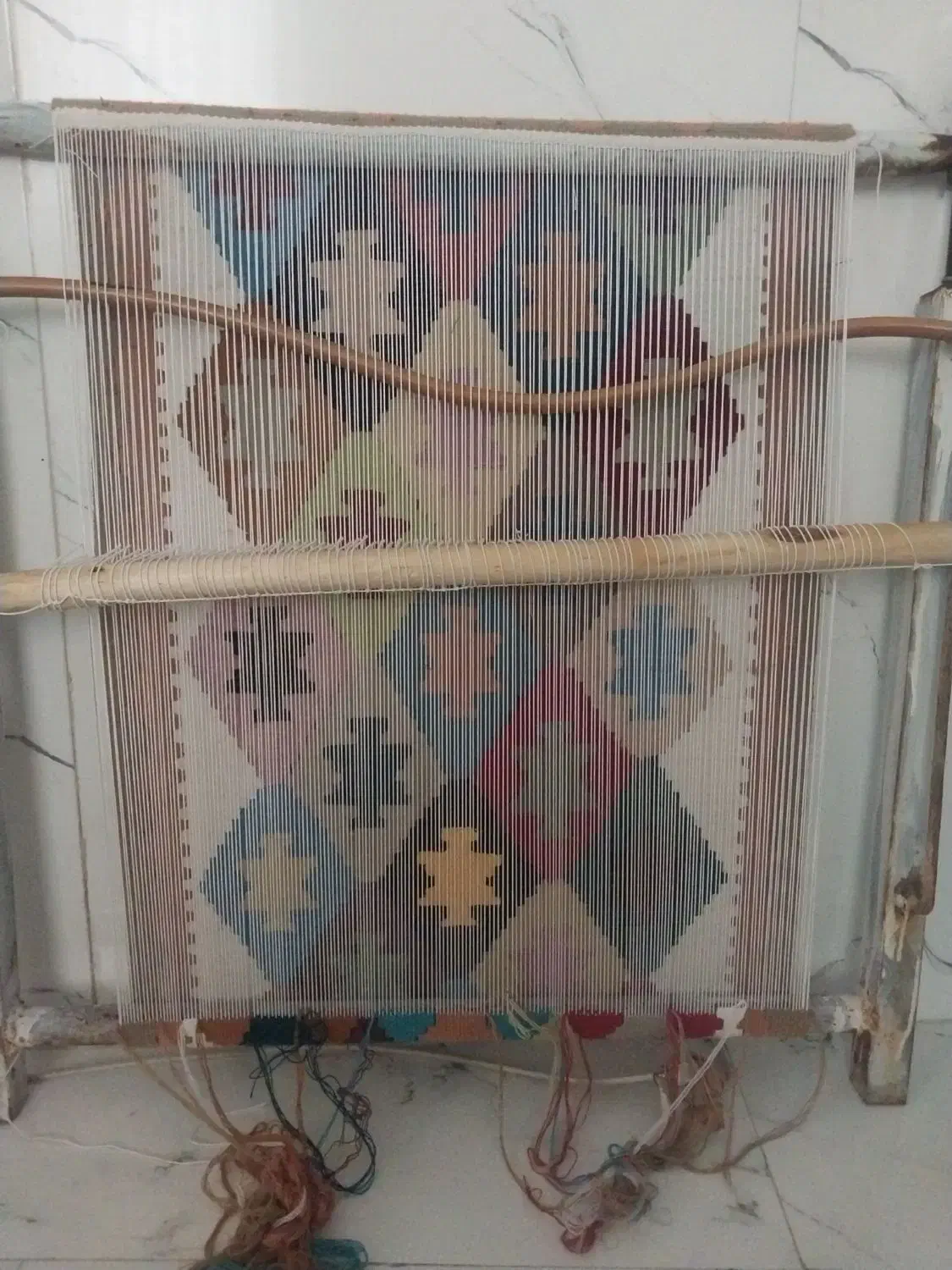 گلیم دستبافت|گلیم، جاجیم، گبه|قدس, شهرقدس|دیوار