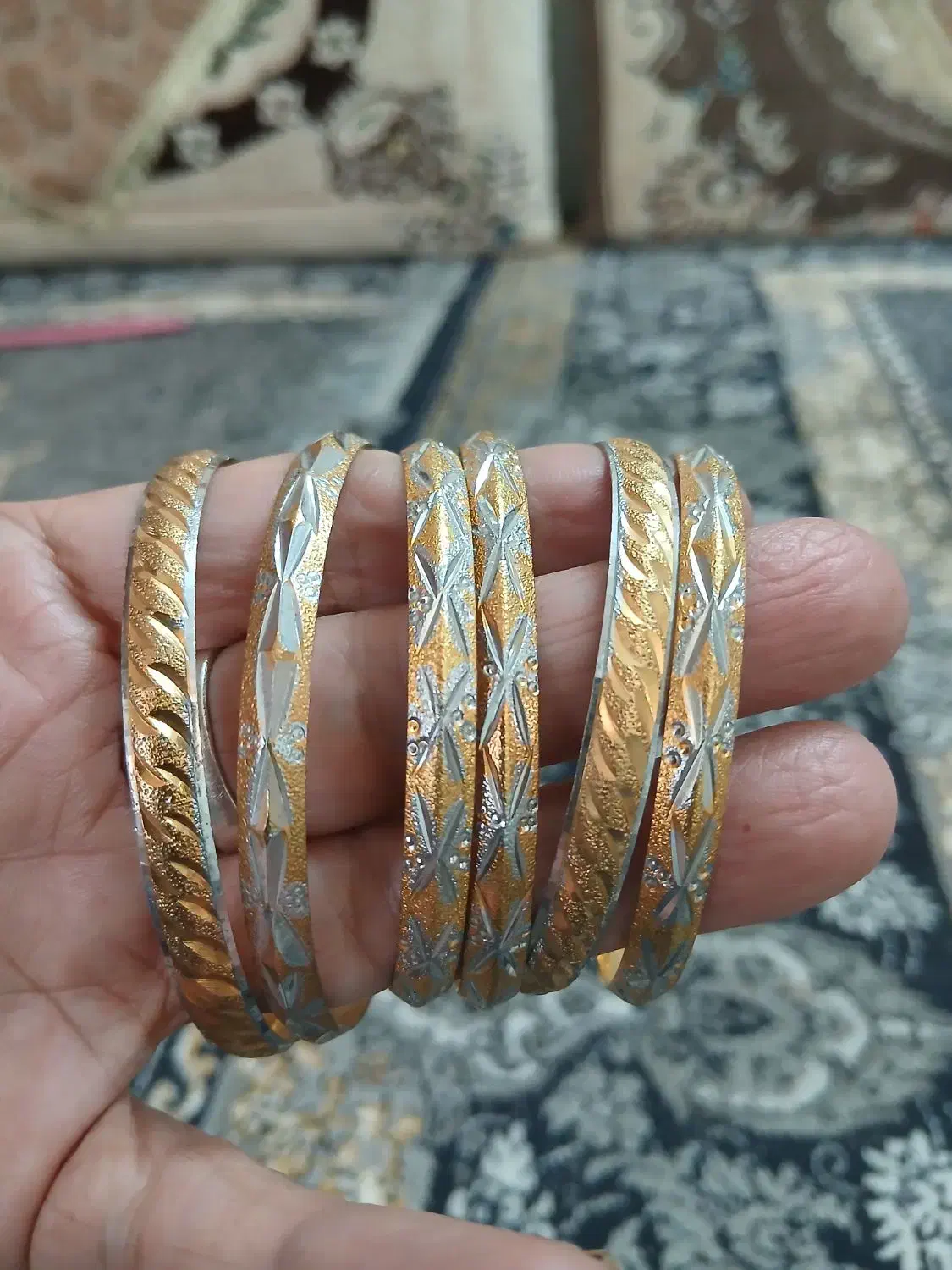 سلام تعدادی النگورنگ ثابت به فروش میرسد|بدلیجات|گرمسار, |دیوار