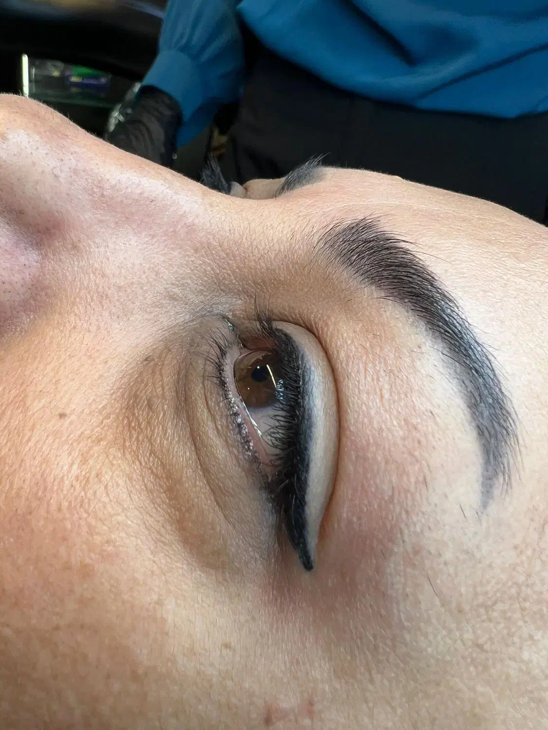 فیبروز ابرو خط چشم بن مژه شیدینگ لب|خدمات آرایشگری و زیبایی|جهرم, |دیوار