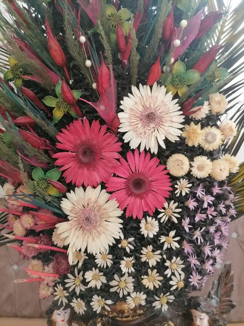 گل خشک شده تزئینی|گل مصنوعی|اصفهان, منتظرالمهدی|دیوار