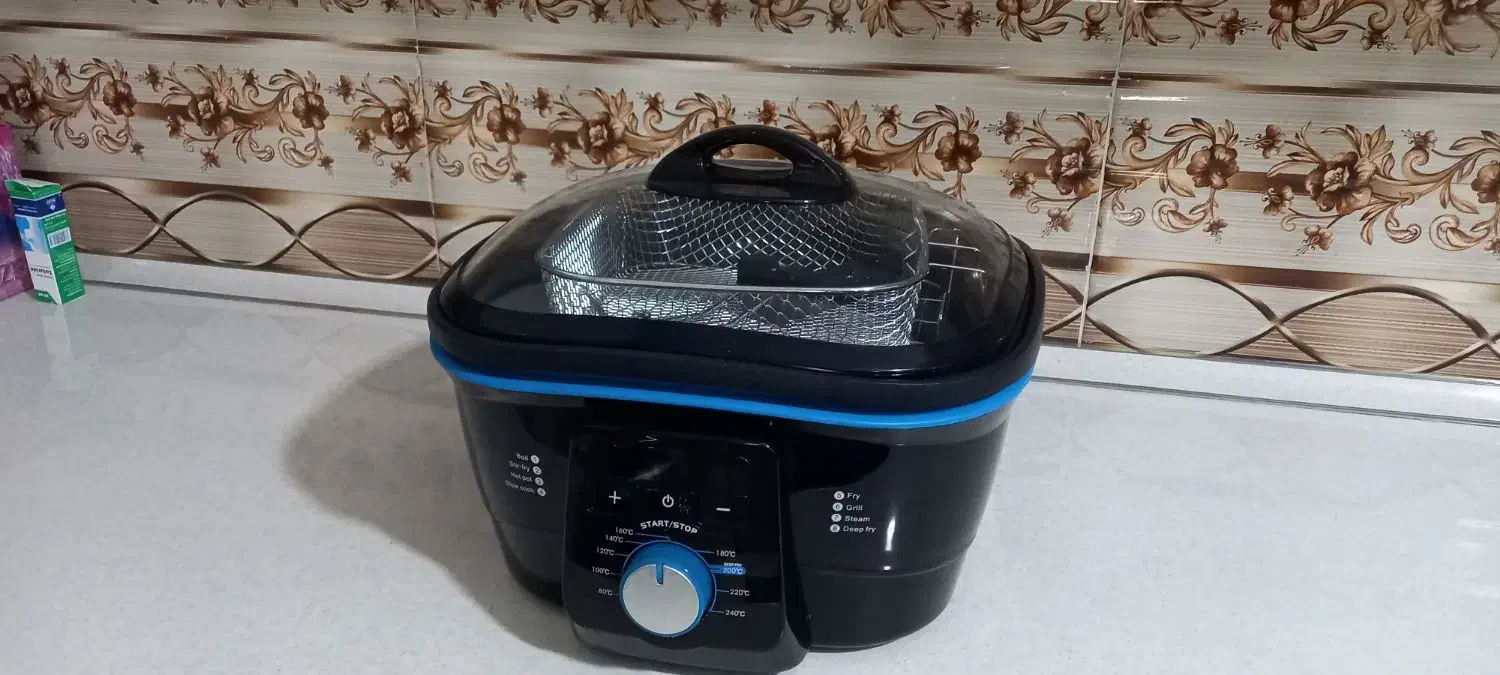 سرخکن پلوپز بخار پز آرام پز ۸ کاره|اجاق گاز و لوازم برقی پخت‌وپز|نسیم‌شهر, |دیوار