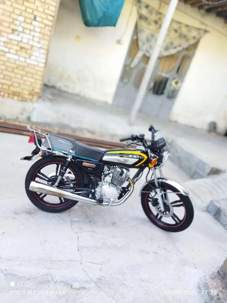 موتور 200 خشک مدل 95|موتورسیکلت|لردگان, |دیوار