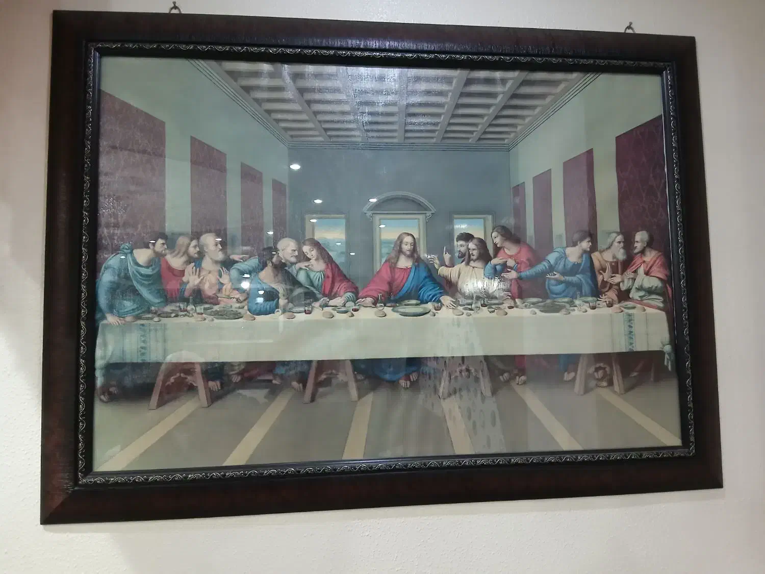 قاب عکس چرم|تابلو، نقاشی، عکس|شاهین‌شهر, اقبال لاهوری|دیوار