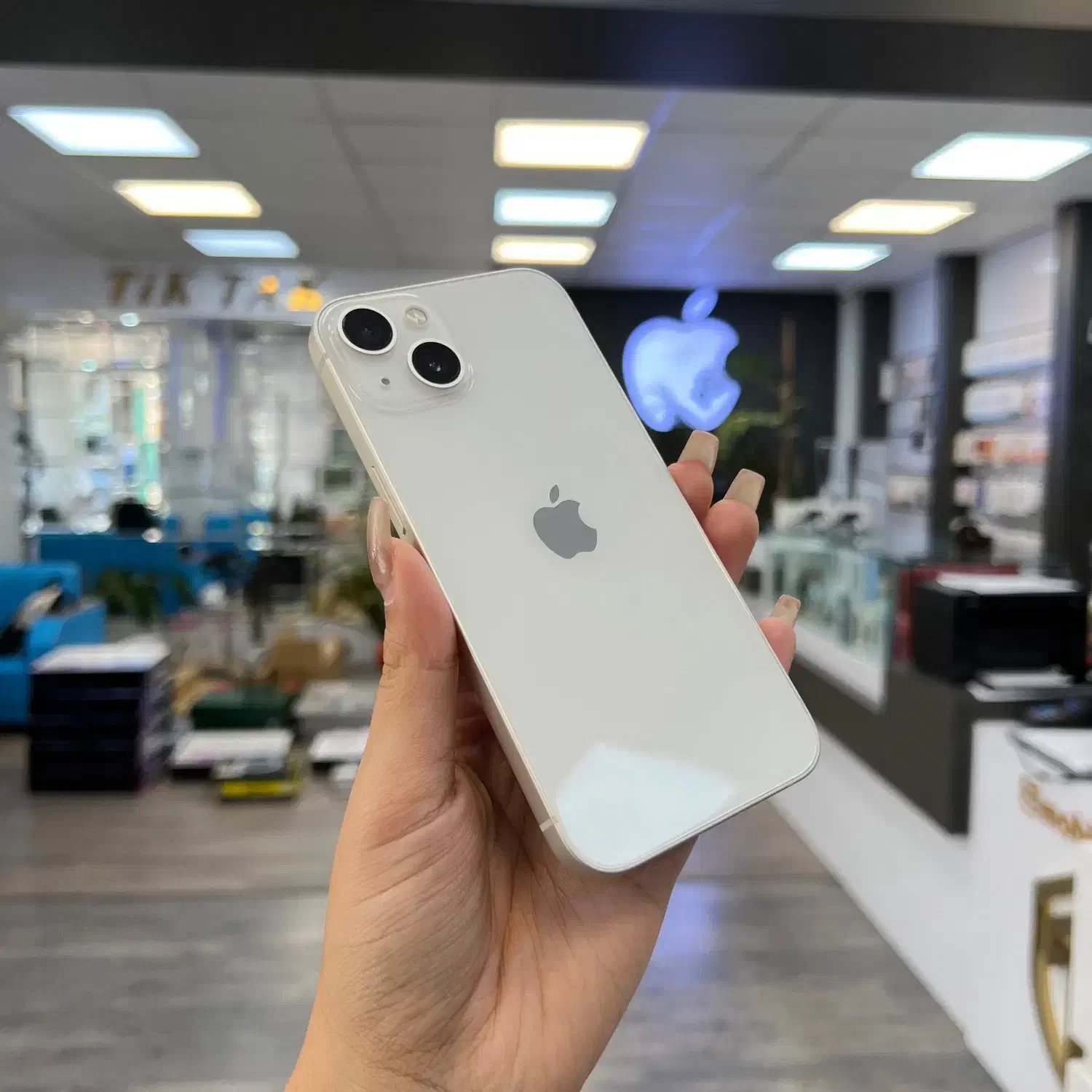 آیفون۱۳نرمال سفید بی خط و خش|موبایل|گرگان, |دیوار