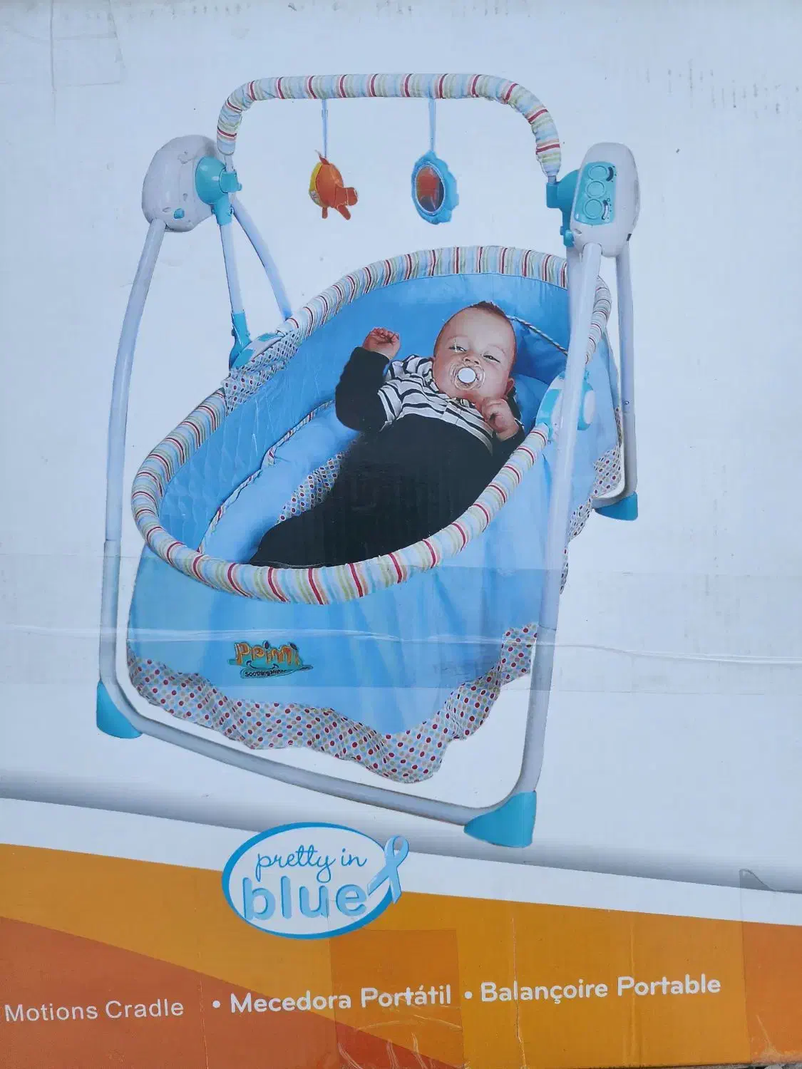 گهواره موزیکال  دخترونه صورتی|تخت و صندلی بچه|مسجد سلیمان, |دیوار