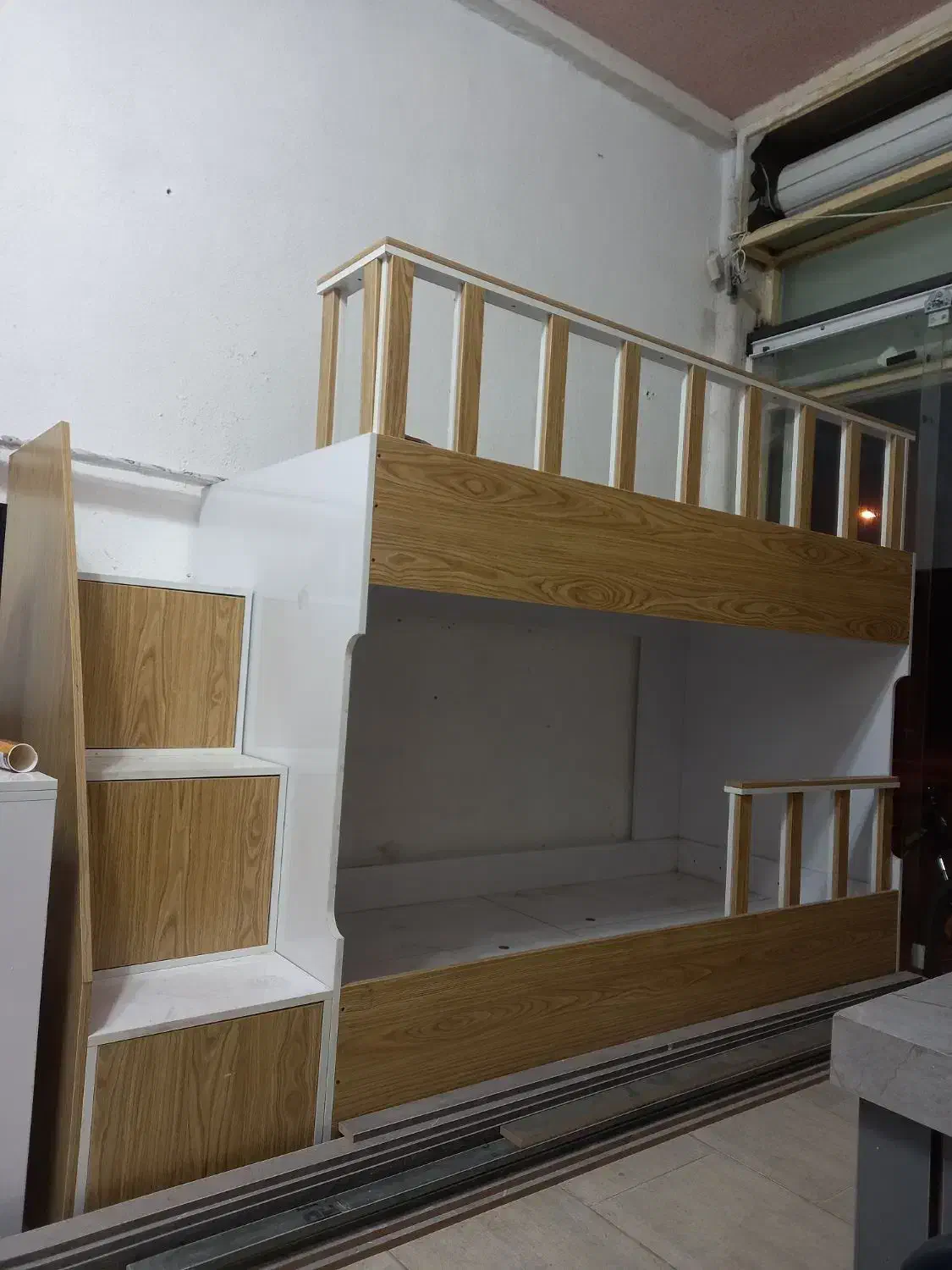 تخت خواب دوطبقه باکس دار|تخت و سرویس خواب|حاجی آباد, |دیوار