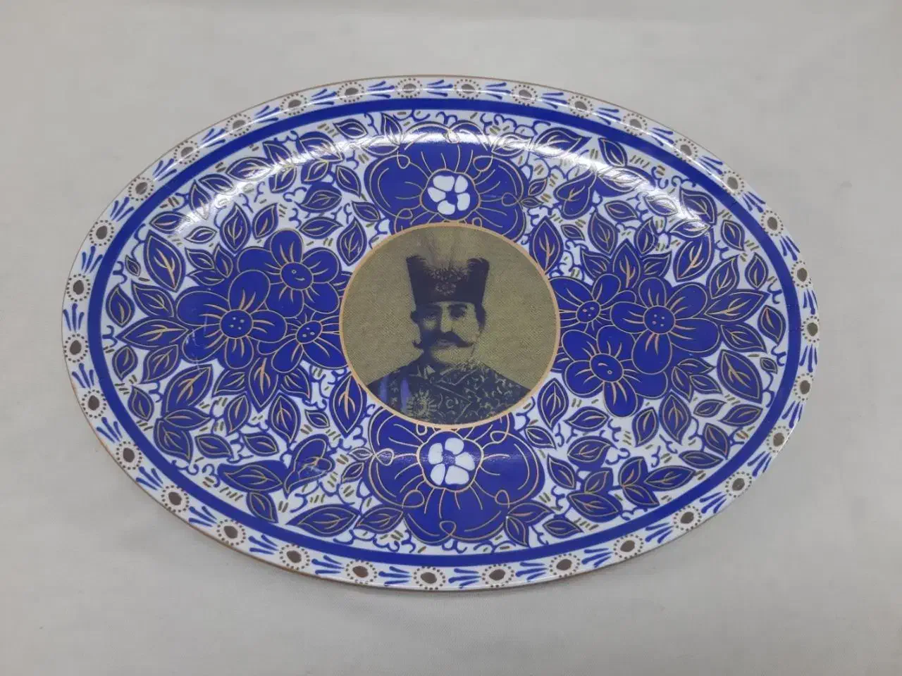 دیس قدیمی ناصری یا شاه عباسی .روسی مارک گرودنر|کلکسیون اشیاء عتیقه|گنبد کاووس, |دیوار