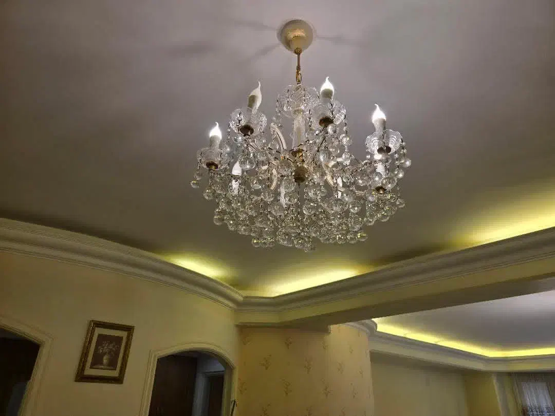 لوستر کریستالی ایتالیایی|لوستر و چراغ آویز|تبریز, |دیوار