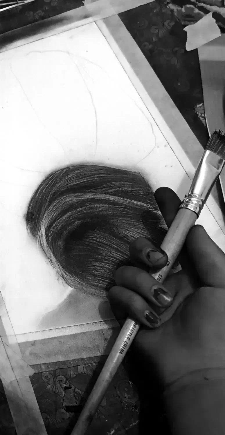 طراحی سیاه قلم|تابلو، نقاشی، عکس|میانه, |دیوار