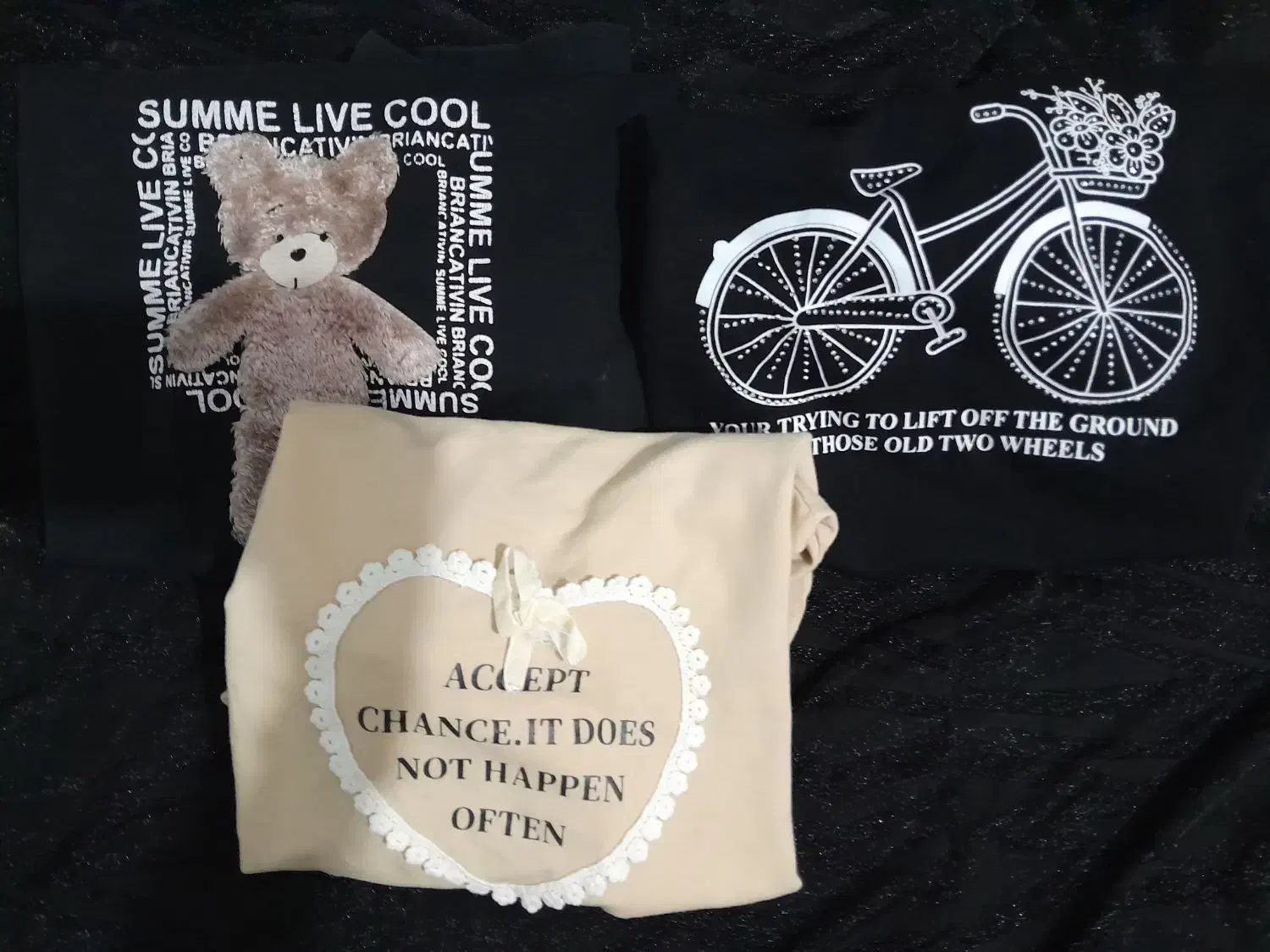 ۳پیرهن دخترانه رنگ سیاه|لباس|اردبیل, |دیوار