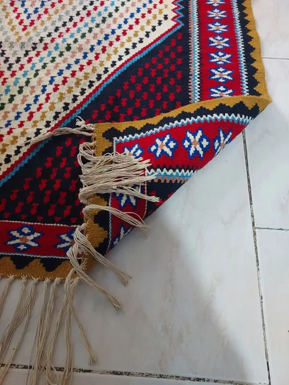 گلیم فرش  دستبافت|گلیم، جاجیم، گبه|فردیس, فرامرزیه|دیوار
