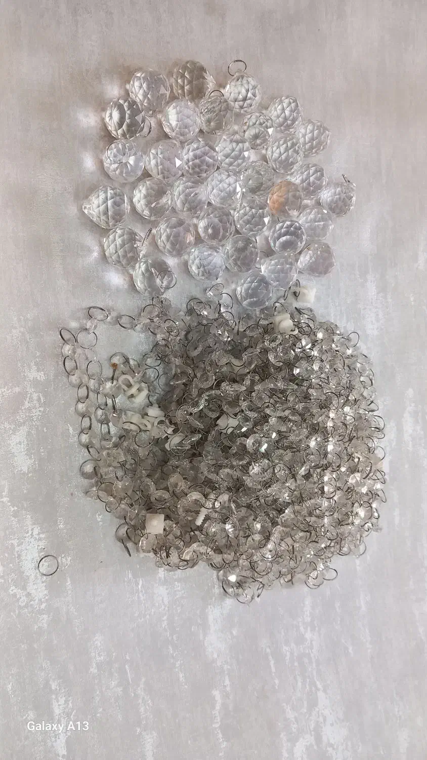 گوی کریستالی و ریسه|لوستر و چراغ آویز|فردیس, فردیس|دیوار