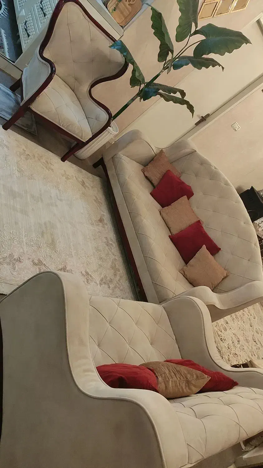 مبلمان هفت نفره چستر|مبلمان خانگی و میز عسلی|باقرشهر, |دیوار