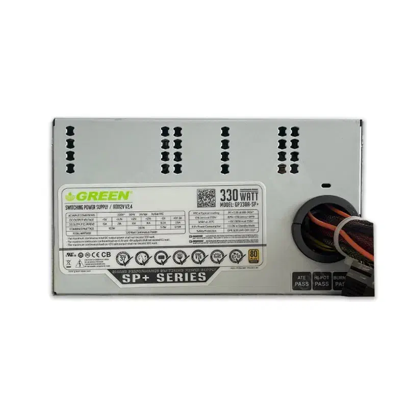 پاور گرین ۳۳۰ وات ۸۰ پلاس در حد نو بسیار تمیز|قطعات و لوازم جانبی رایانه|ملارد, |دیوار