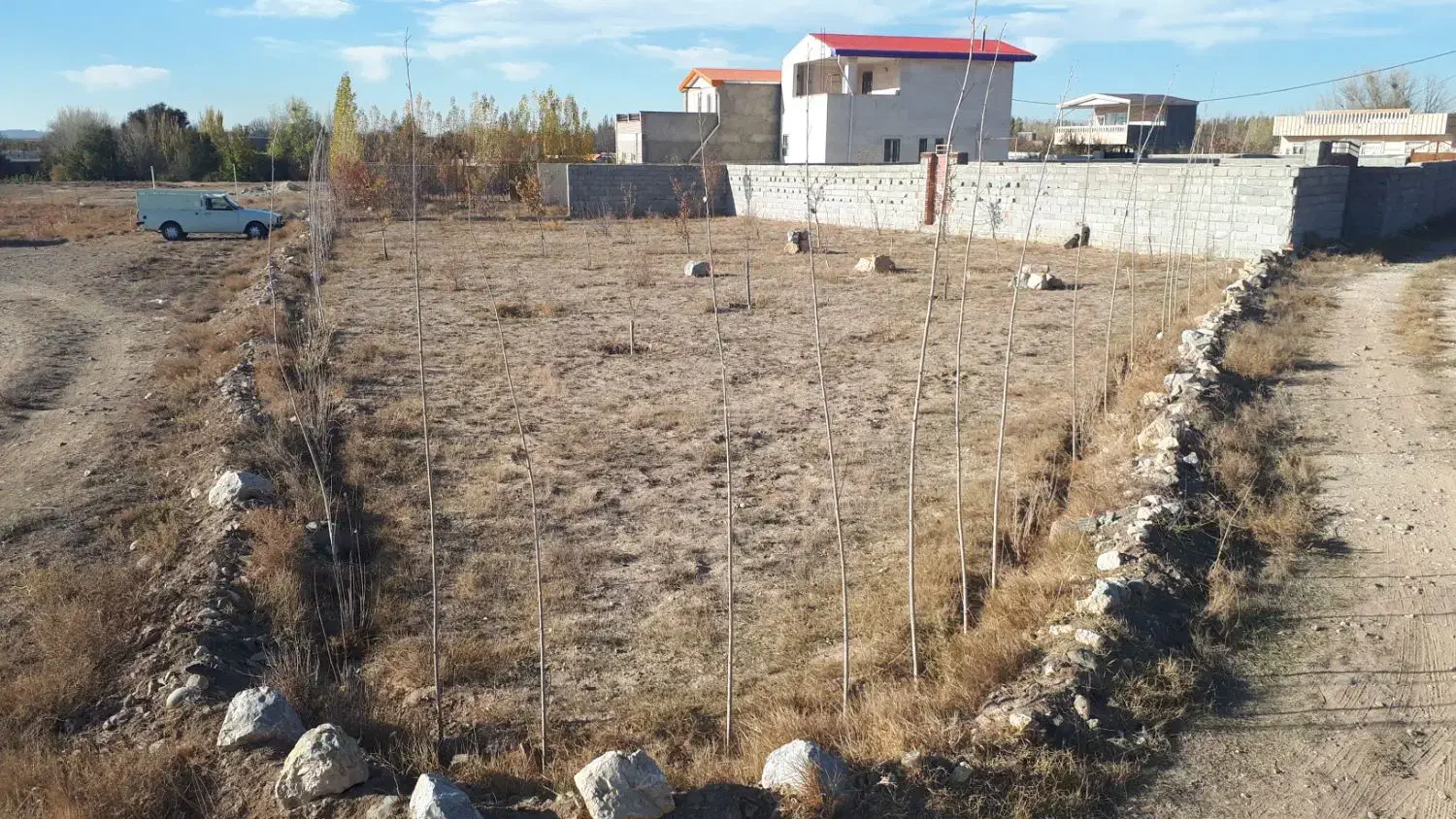 زمین باغ معاوضه هم میکنم با ماشین|فروش زمین و ملک کلنگی|نمین, |دیوار