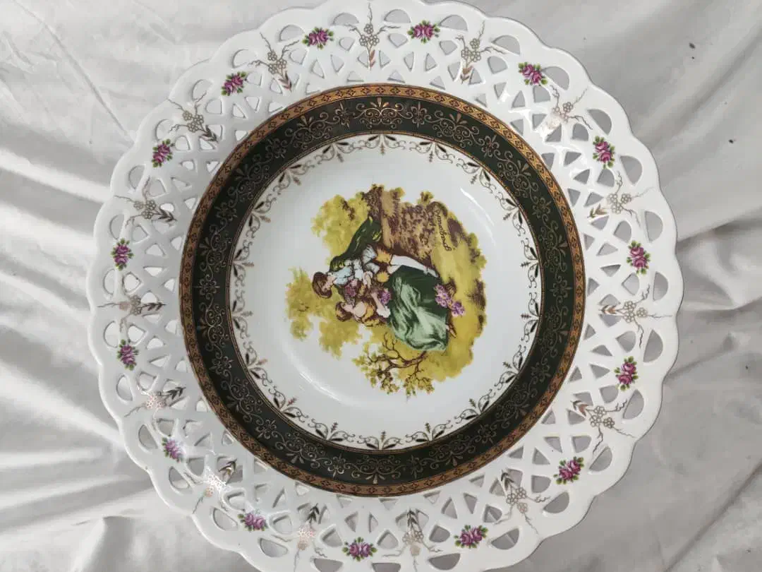 سرویس لمونژ لیلی مجنون سفید|ظروف سرو و پذیرایی|گرمدره, |دیوار