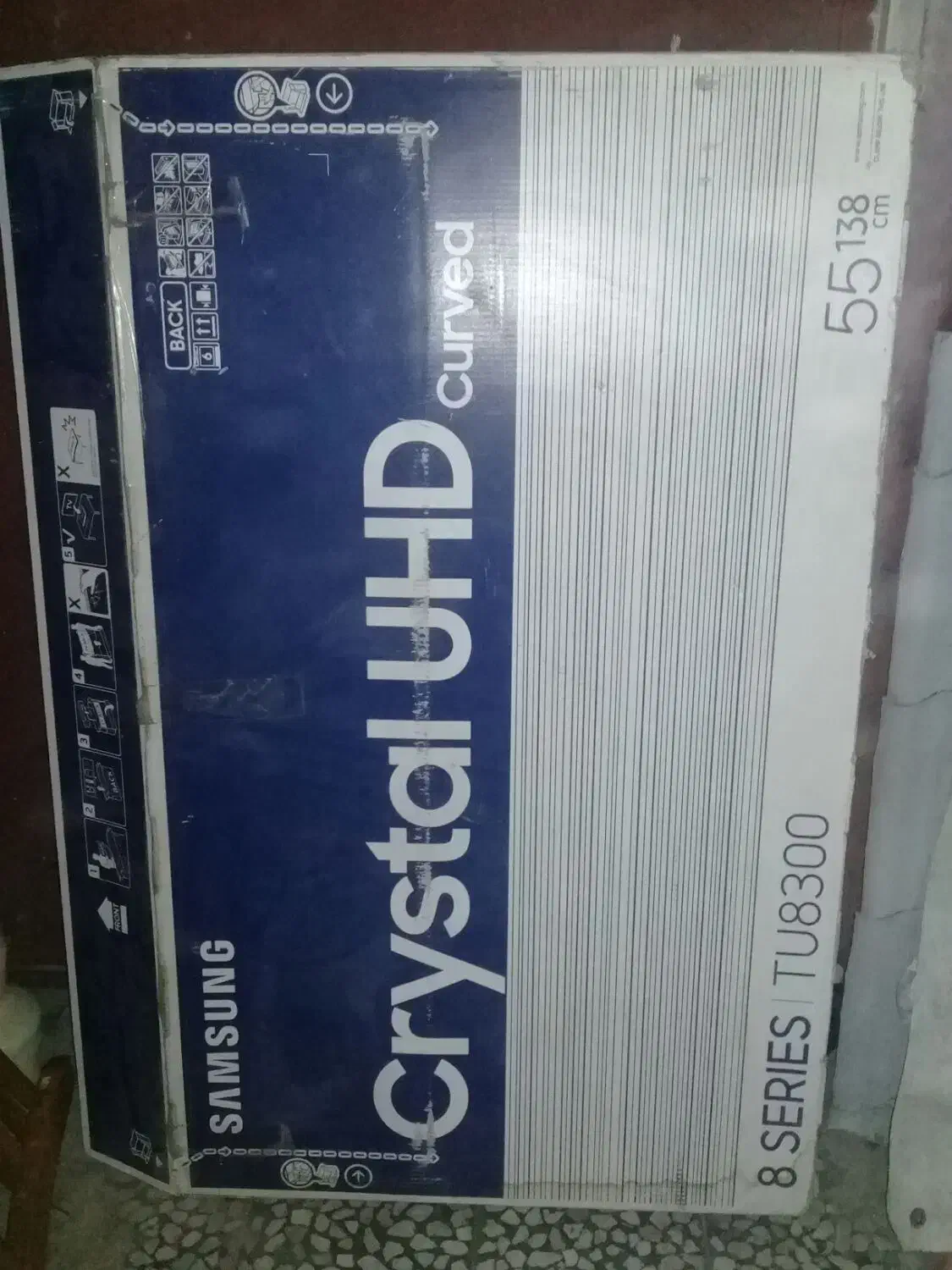 کارتن تلویزیون ۵۵ سامسونگ|تلویزیون و پروژکتور|گرگان, |دیوار