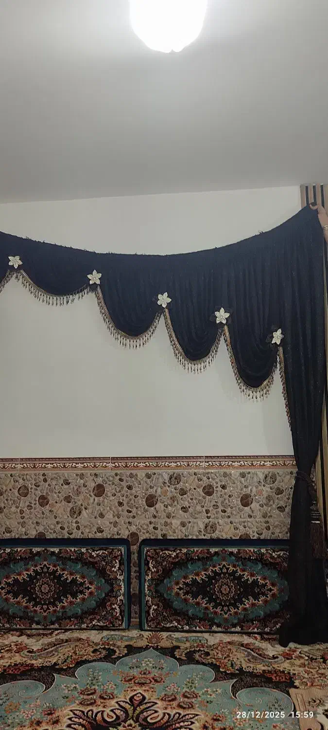 پرده یالان در حد نوو|پرده، رانر، رومیزی|قرچک, داوود آباد|دیوار