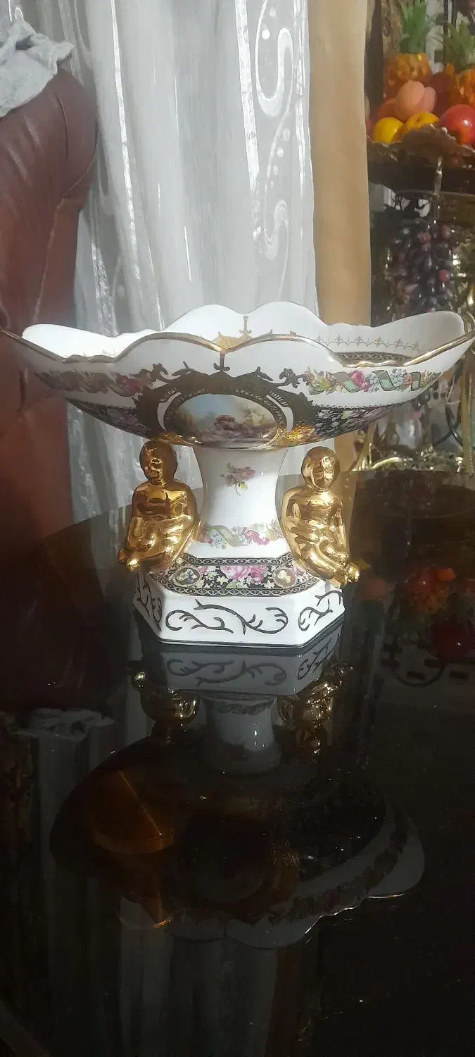 کشکول لیلی و مجنون و کاسه خشتی امریکایی|ظروف سرو و پذیرایی|چهارباغ, |دیوار