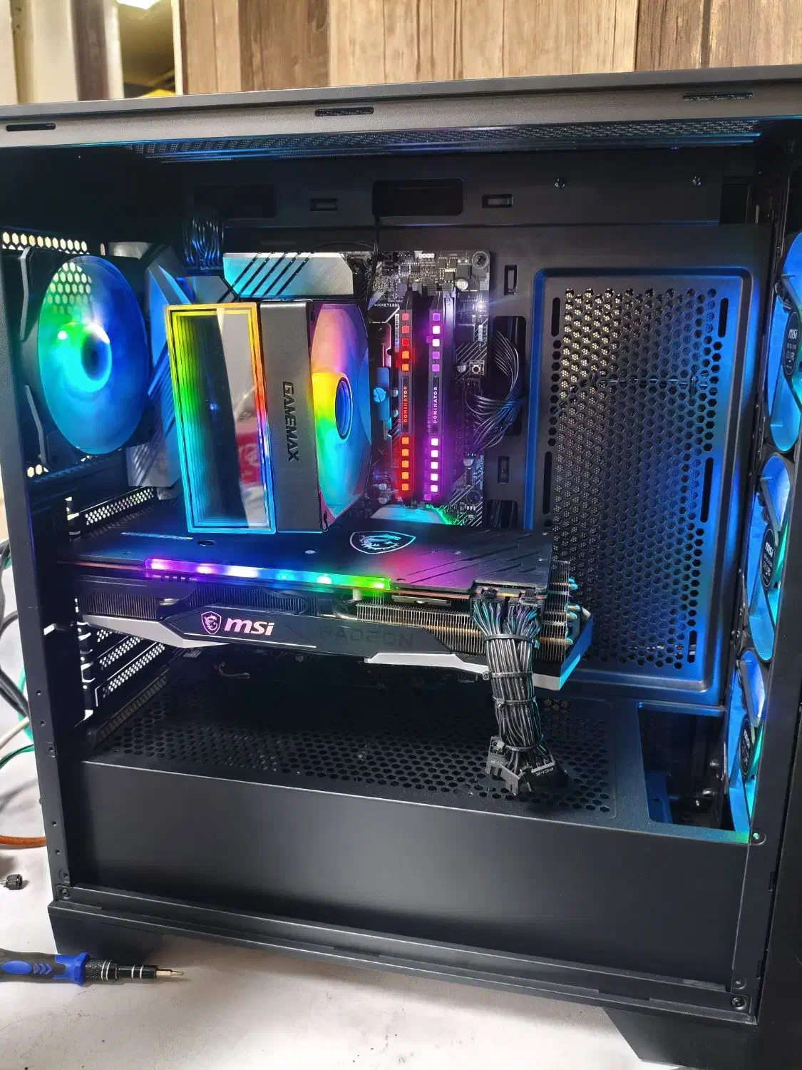 کیس گیمینگ Ryzen 7 5800x با گرافیک RX 6800|رایانه رومیزی|تهران, فلسطین (میدان انقلاب)|دیوار