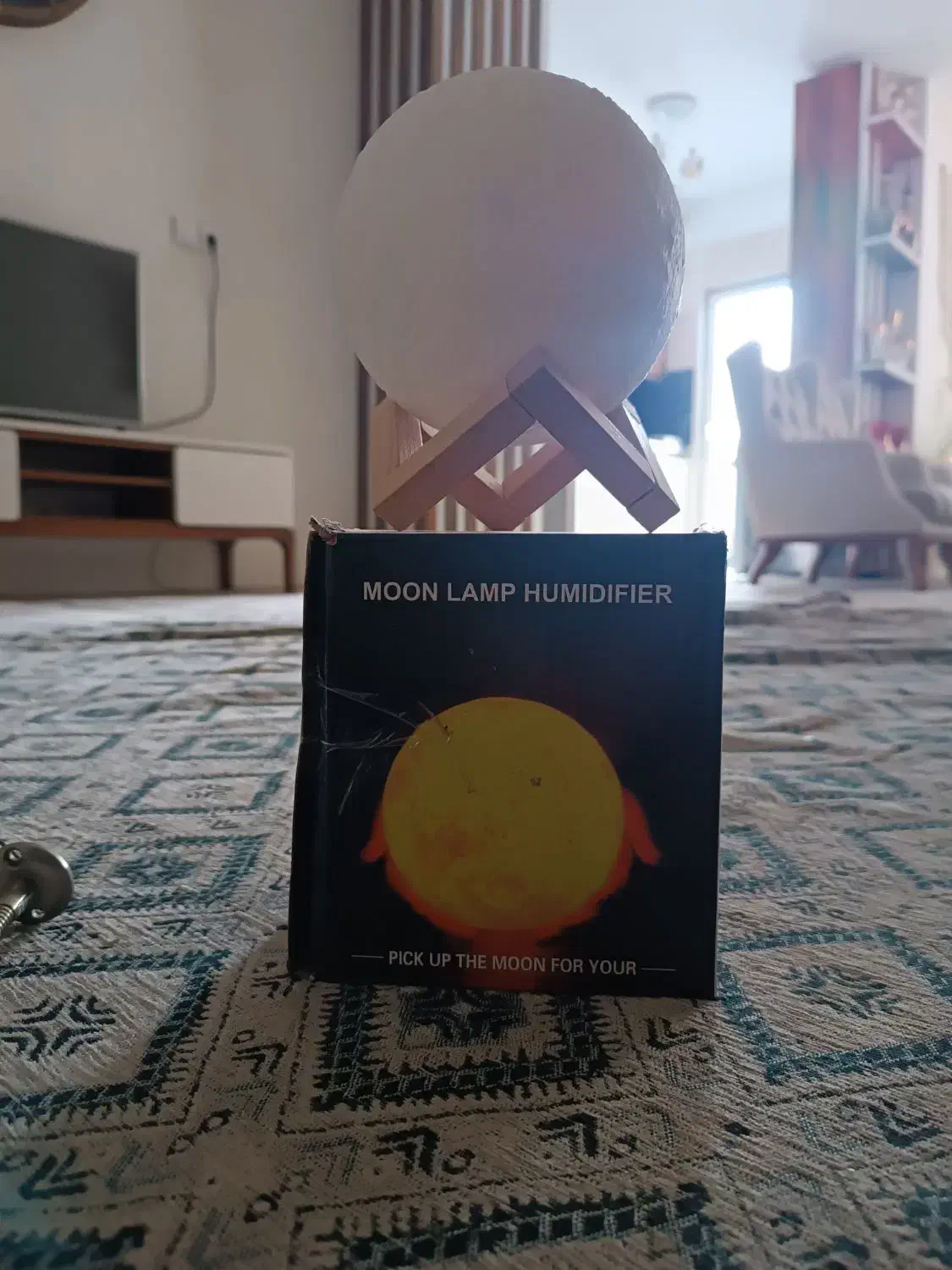 بخور طرح ماه بسیار زیبا در شب|پنکه و تصفیهکنندهٔ هوا|قزوین, |دیوار