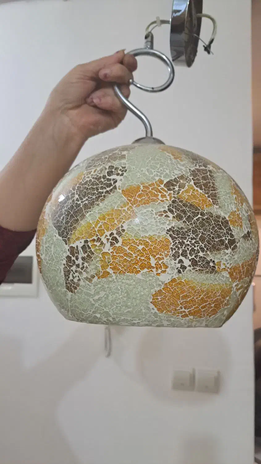 لوستر توری و شیشه ای|لوستر و چراغ آویز|تبریز, |دیوار