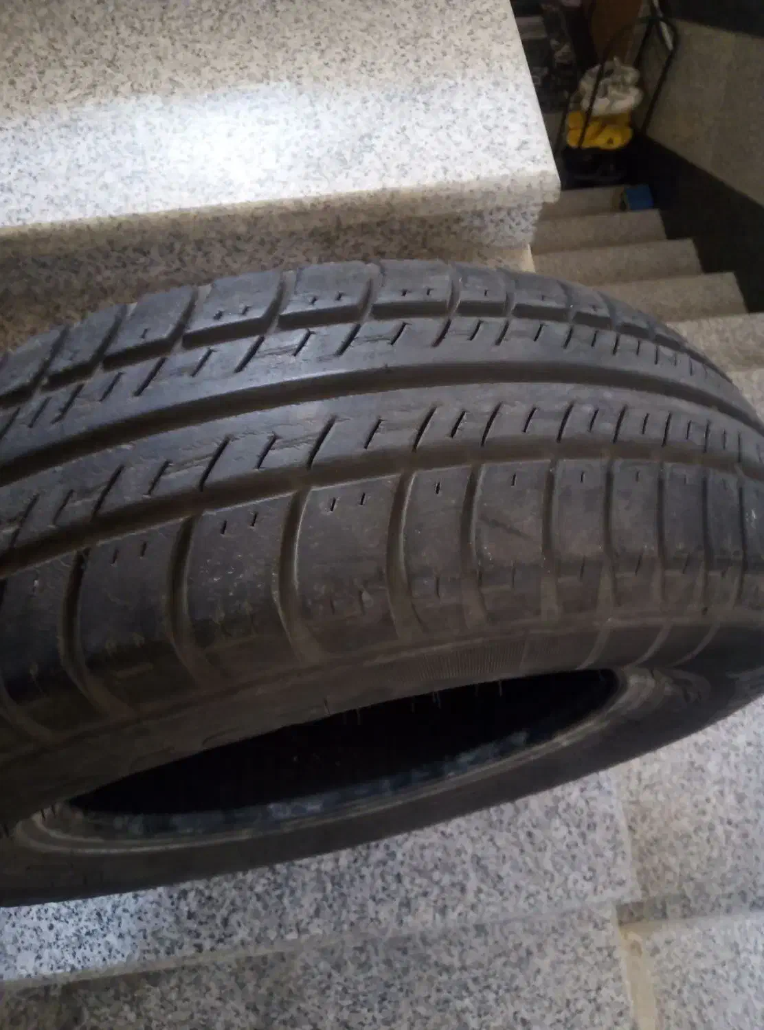 یک عدد لاستیک تیبا سالم|قطعات یدکی و لوازم جانبی|قدس, شهر‌قدس|دیوار