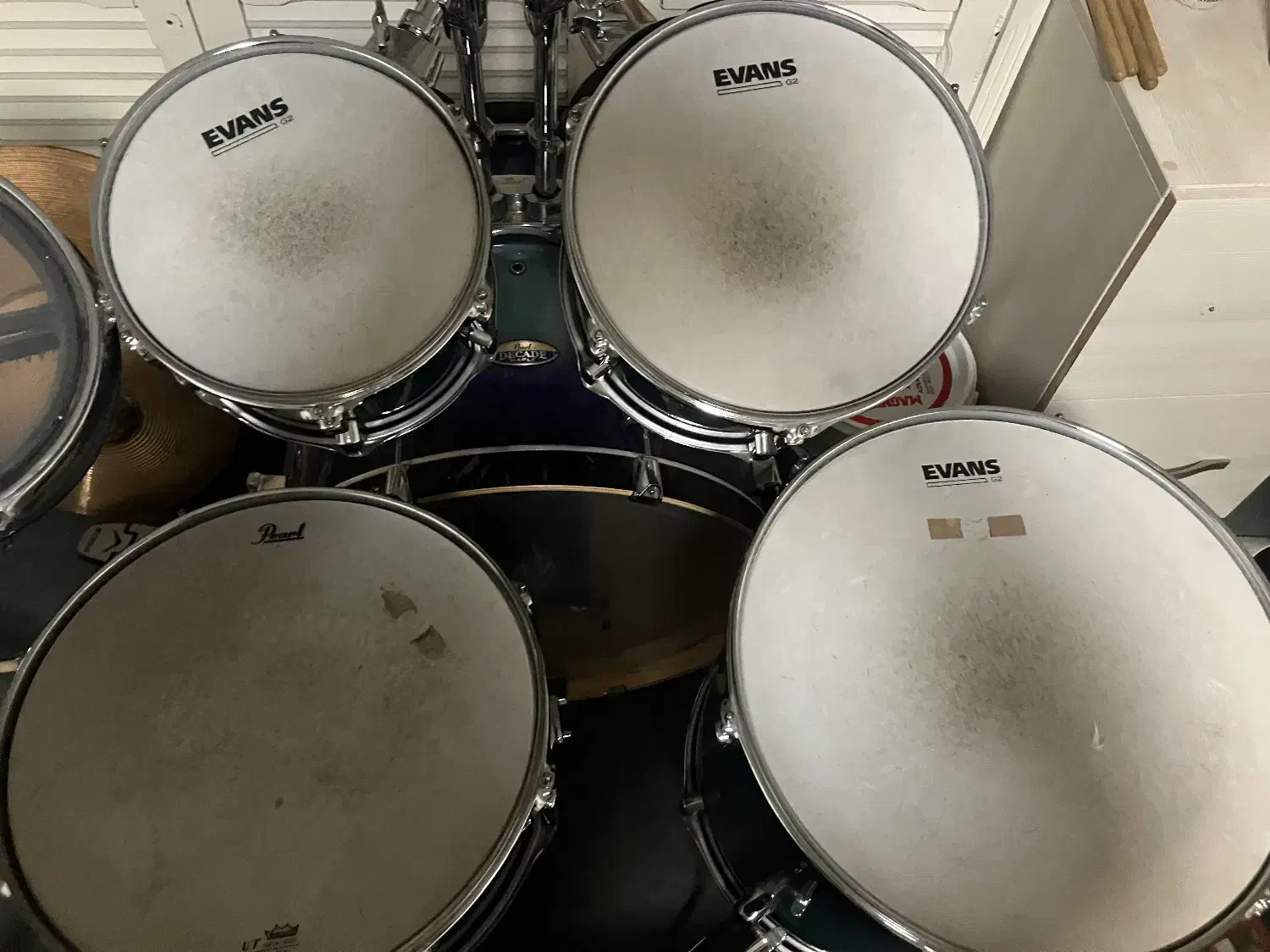 Pearl decade maple blue nebula. Shell pack|درام و پرکاشن|تهران, بهاران|دیوار