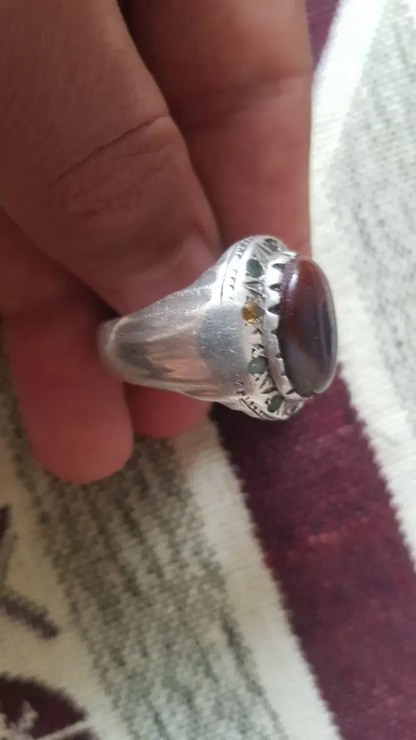 انگشتر نقره بسیار قدیمی|کلکسیون اشیاء عتیقه|شاهین‌شهر, گزبرخوار|دیوار