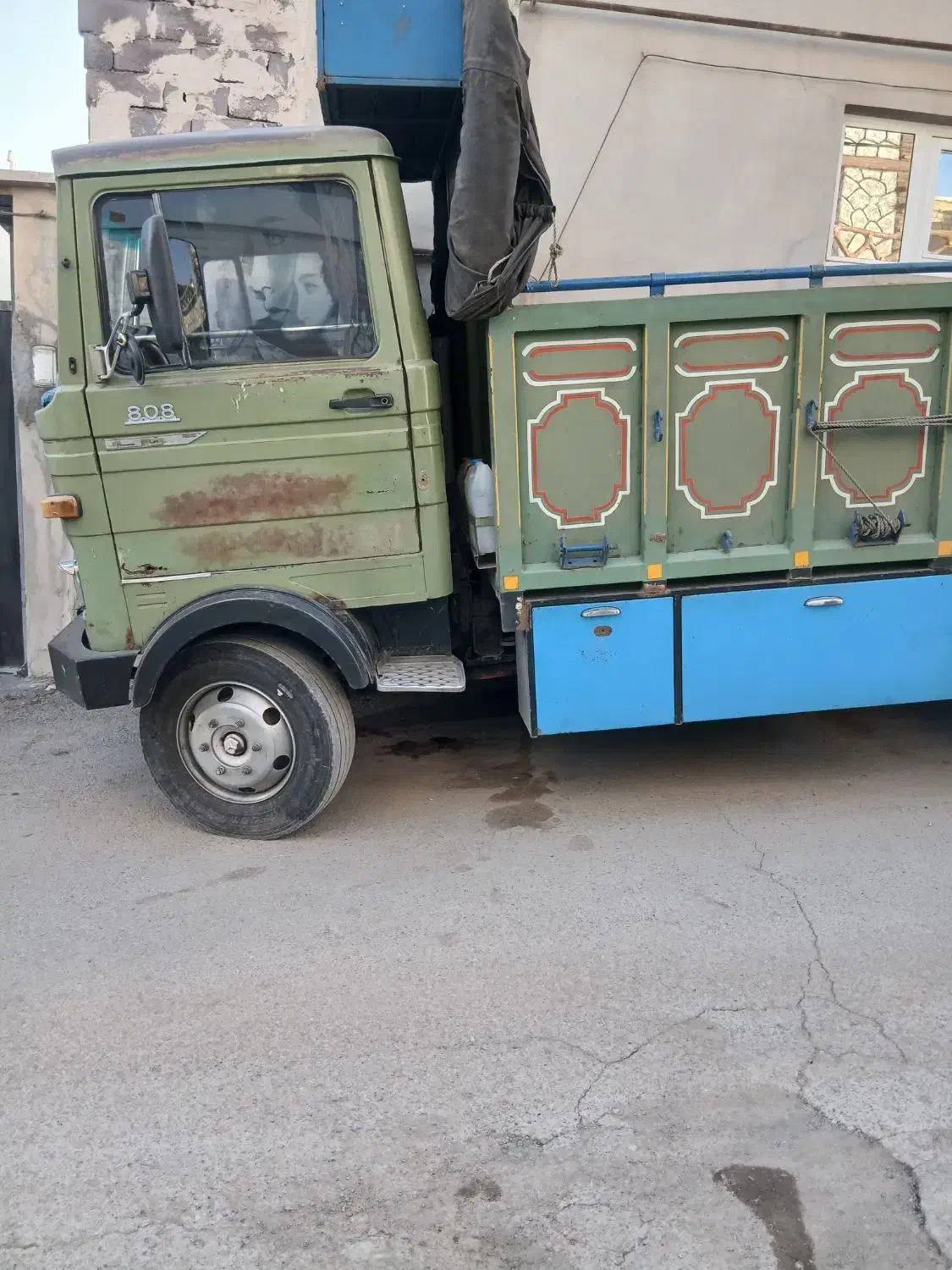 خاوربنز۸۰۸مدل۶۶|خودرو سنگین|سقز, |دیوار