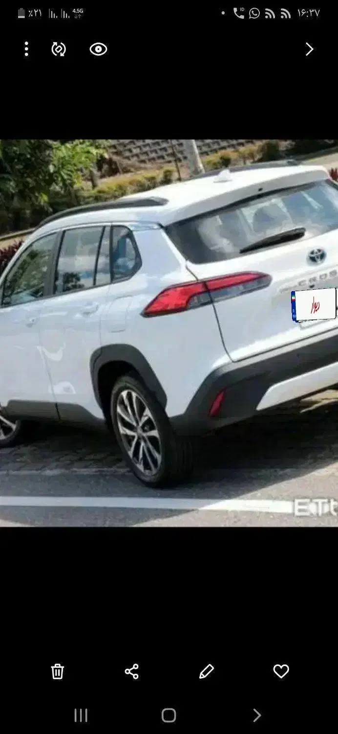 تویوتا کرولا کراس هیبرید۲۰۲۵|خودرو سواری و وانت|تهران, بازار|دیوار