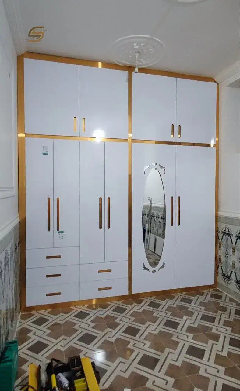 کمد دیواری دستگیره مدرن|جاکفشی، کمد، دراور|زاهدان, |دیوار