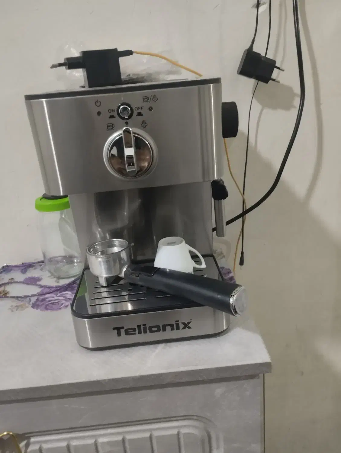 قهوه ساز اسپرسو ساز ایتالیایی تلیونیکس|سماور، چای‌ساز، قهوه‌ساز|نسیم‌شهر, |دیوار