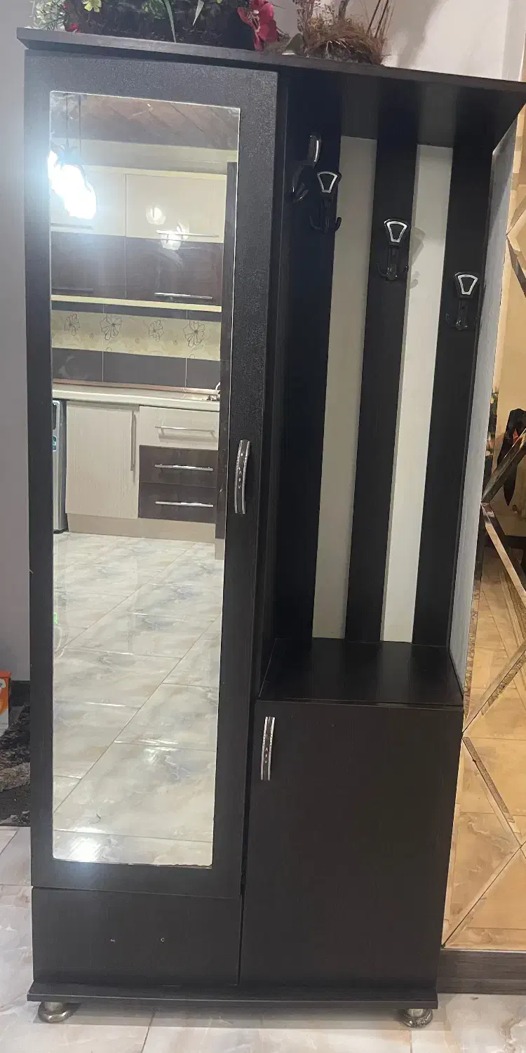 جاکفشی جا لباسی|جاکفشی، کمد، دراور|ساری, |دیوار