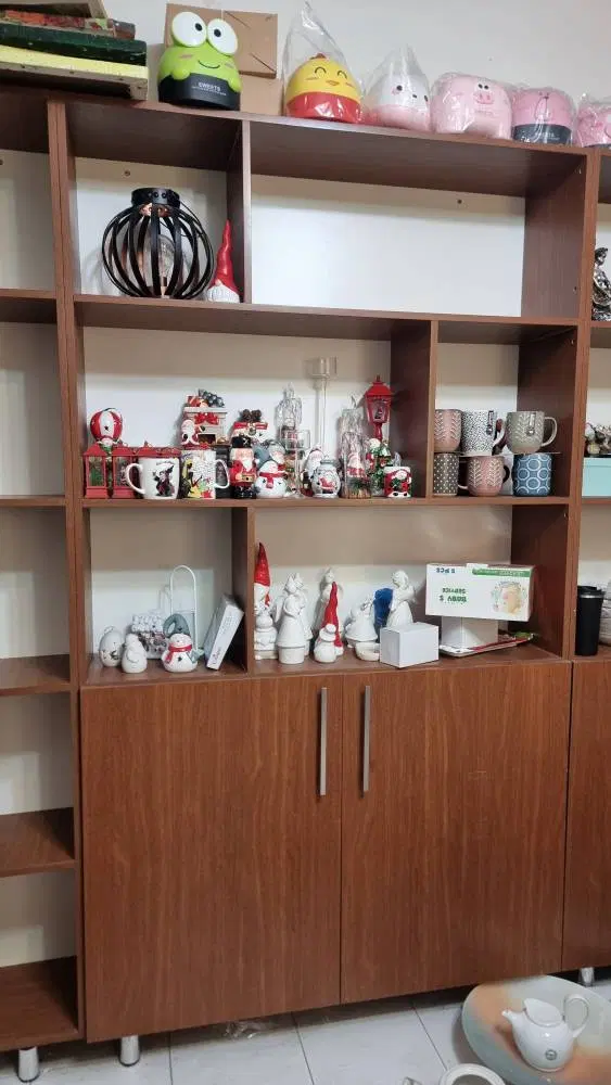 کتابخانه یا جا دکوری با چوب ام دی اف|کتابخانه، شلف، قفسههای دیواری|تهران, بلوار کشاورز|دیوار