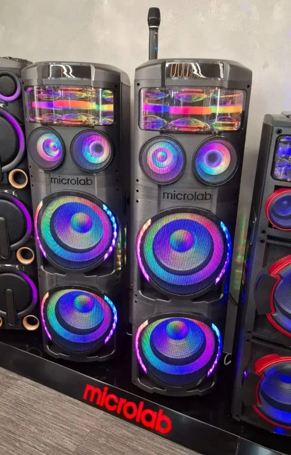 اسپیکر باند سیستم صوتی میکرولب ۱۲ماهه تمام اقساط|سیستم صوتی خانگی|تبریز, |دیوار