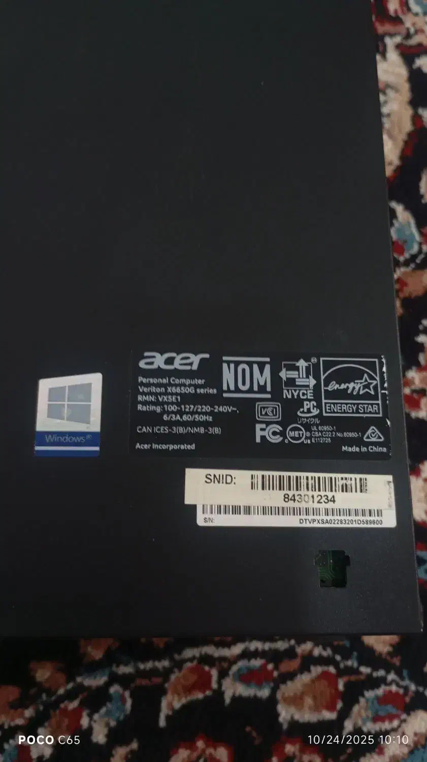 کامپیوتر جمع‌وجور با مانیتور۲۴ اینچ، مناسب هر کاری|رایانه رومیزی|دزفول, |دیوار