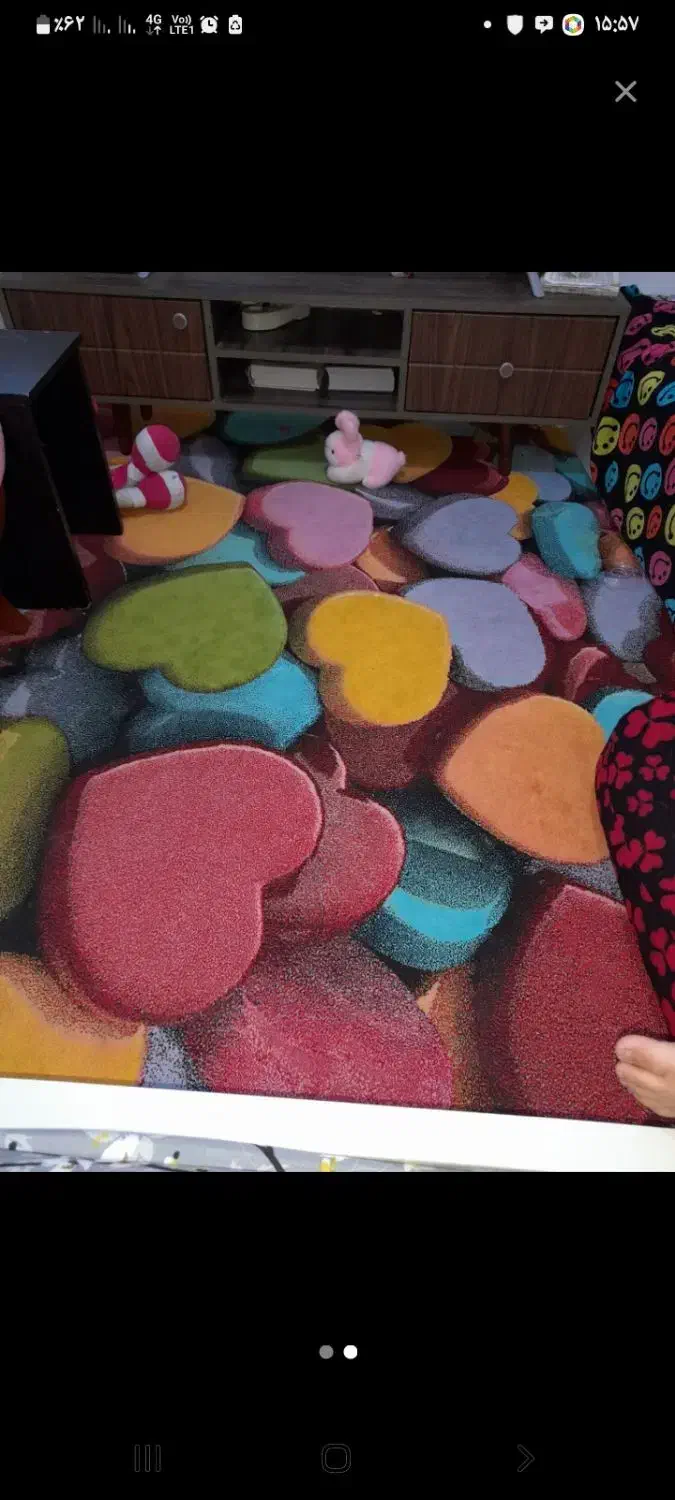 قالیچه۴متری سه بعدی|فرش|علی‌آباد کتول, |دیوار