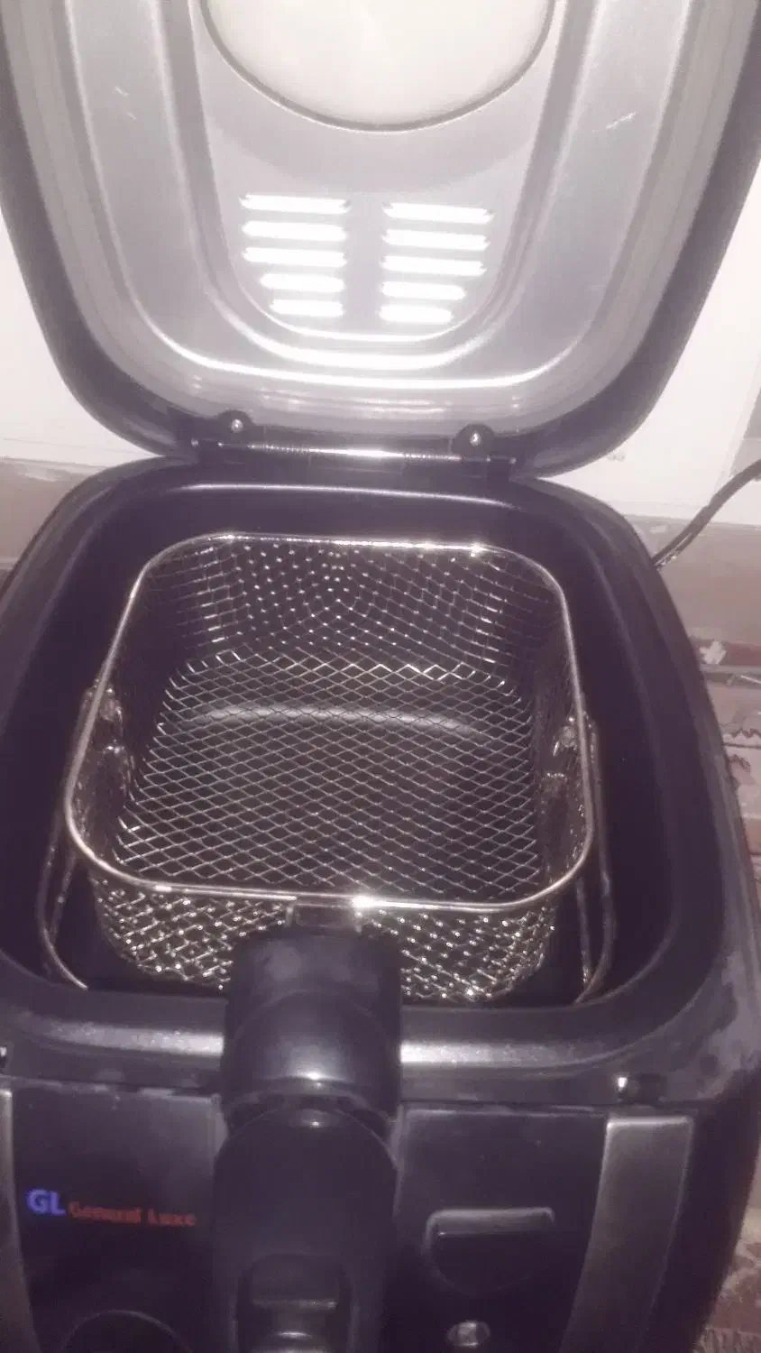 سرخ کن آلمانی رنگ نقره ای مشکی|اجاق گاز و لوازم برقی پختوپز|قم, پردیسان|دیوار