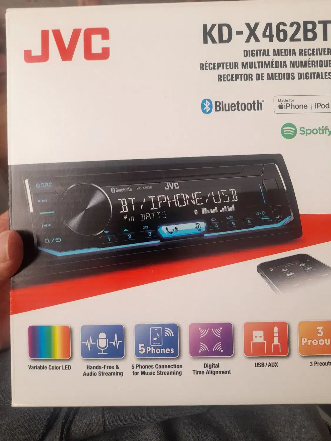 ضبط ماشین jvc مدل kdx462BT|قطعات یدکی و لوازم جانبی|تهران, شاهین|دیوار